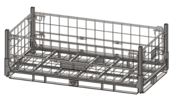 Ecobox Large — conteneur pour ouvrage composite Silvadec en fin de vie