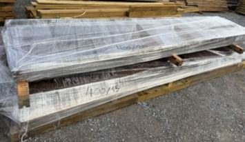 Palette ou chevron — conditionnement pour lames composites Silvadec invendables