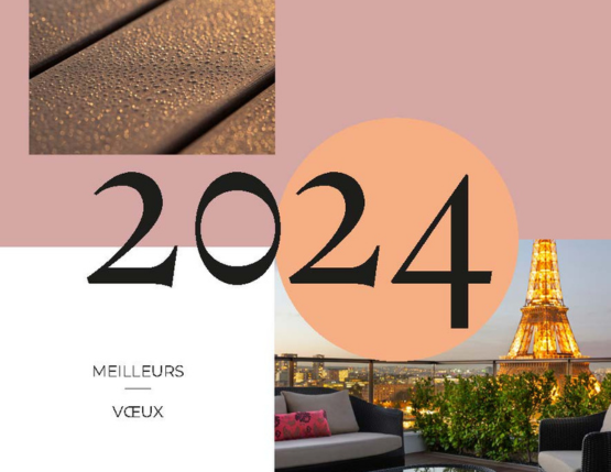 carte de voeux de bonne année 2024